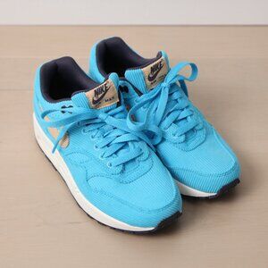 Nike Air Max Blue Corduroy Sneakers Men's Size 4 NWOT!